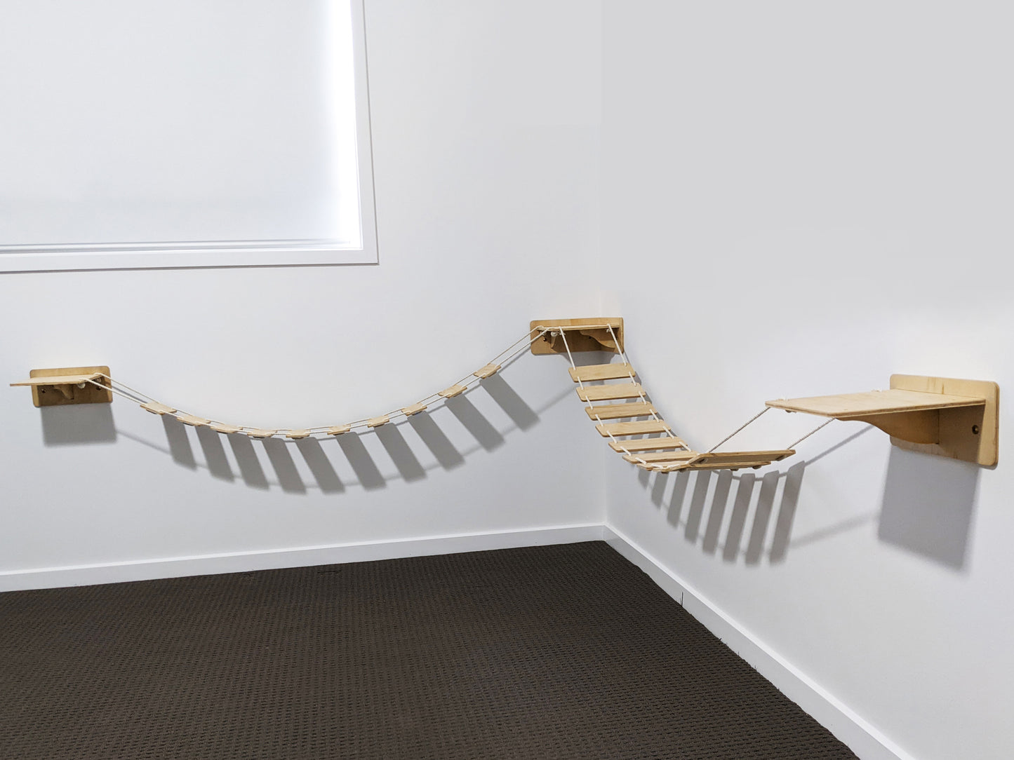 Cat Corner Bridge with steps